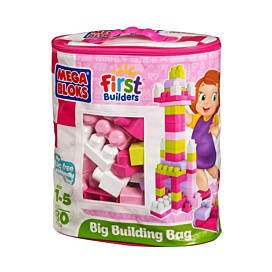 Конструктор Рожевий Mega Bloks, 80 ел