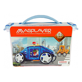Конструктор магнітний Magplayer Машини майбутнього 64 ел