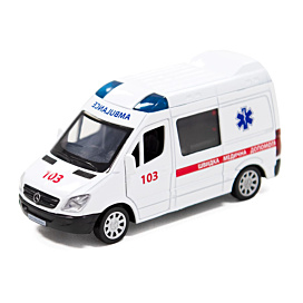Автомодель TechnoDrive Mercedes-Benz Sprinter Швидка допомога 1:53
