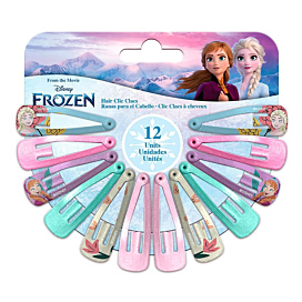 Шпильки Клік-Клак для волосся (12 шт) FROZEN