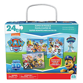 Пазл 3 в 1 Paw Patrol Щенячий патруль Супер 3D 3х24 ел