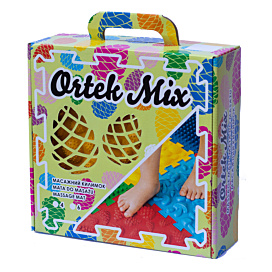 Масажний килимок Ortek Мікс Пазли 6 ел