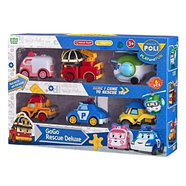 Набір Robocar Poli GoGo Рятувальники Делюкс 6 шт