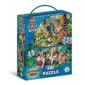 Пазл 2-в-1 DoDo Paw Patrol Пригоди в джунглях 1х24, 1х36 ел