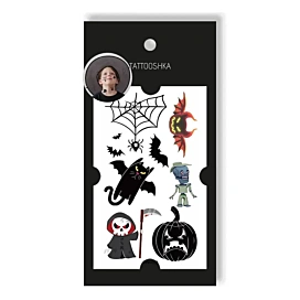 Набір тимчасових тату Tatooshka Hellooween kids 3 Жахи