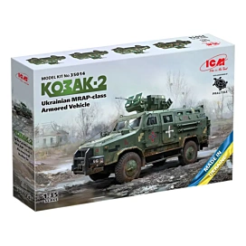 Збірна модель ICM Козак-2, український бронеавтомобіль MRAP-класу 1:35