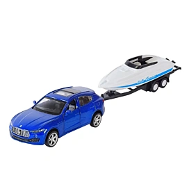 Машина з причепом інерційна Автопром Maserati Levante 1:43