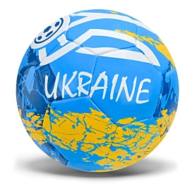 Футбольний м'яч Shantou Ukraine у ​​сітці Блакитний