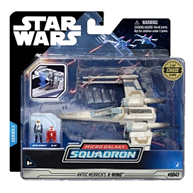 Набір колекційних фігурок Star Wars Medium Vehicle and figures X-Wing (Blue 1) Antoc Merric and R2-R9