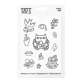 Набір тимчасових тату TATTon.me Poke mix