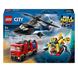 LEGO City Ремікс вертольотів, пожежних машин і підводних човнів 60462