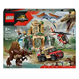 LEGO Jurassic World Повітряна місія зі спинозавром і кетцалькоатлем 76976
