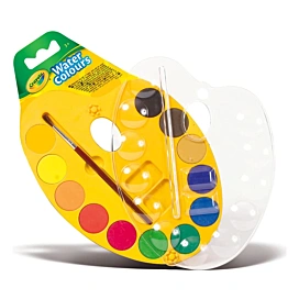 Палітра фарб Crayola 53-8434 з пензликом 12 кольорів