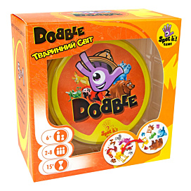 Настільна гра Asmodee Dobble Тваринний Світ (укр)