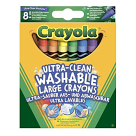 Набір великих воскової крейди Crayola Ultra clean washable 8 шт