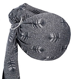 Слінг з кільцем Zaffiro Hug Me Bamboo Feather
