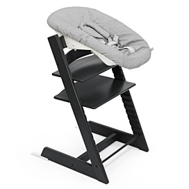 Набір Stokke Стільчик Tripp Trapp і крісло для новонароджених Newborn Black