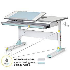 Дитячий стіл Mealux Vancouver Multicolor BL Lite