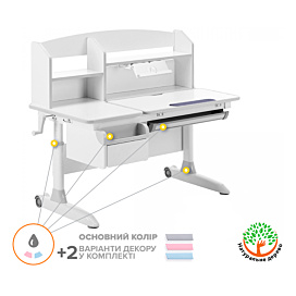 Дитячий стіл ErgoKids Romana W Multicolor Evo-70 W/MC