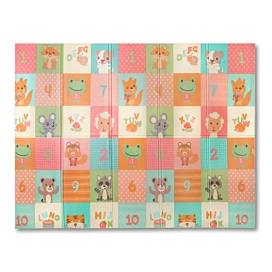 Килимок-мат Sasha Giraffe and number 200 х 180
