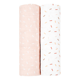 Муслінові пелюшки Kikka boo Confetti Pink 2 шт 80x80 см