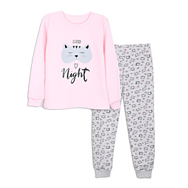 Піжама утеплена Flamingo Cat Night