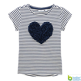 Футболка Blukids Better Cotton Fluffy Heart
