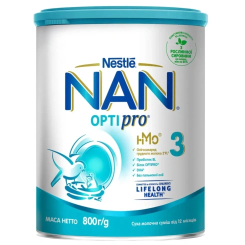 Суміш Nestle NAN 3 Optipro 800 г - 1