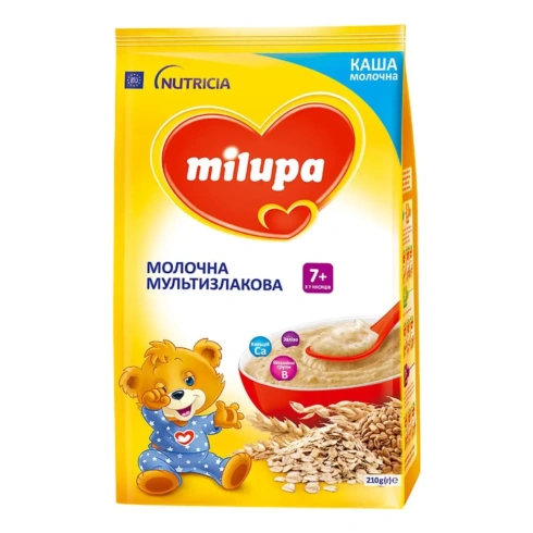 Каша молочна Milupa Мультизлакова 210 г - 1