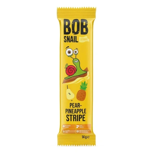 Натуральні цукерки Bob Snail Груша Ананас 14 г - 1