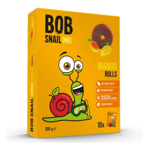 Натуральні цукерки Bob Snail Манго 100 г - 1