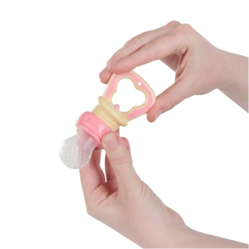 Силиконовый ніблер Nibi KinderenOK рожевий - 7