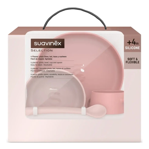 Набір посуду Suavinex Colour Essence Pink - 2