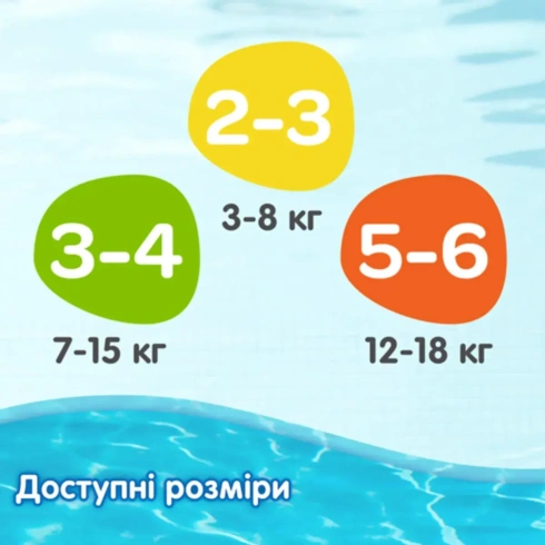 Підгузки-трусики Huggies Little Swimmers Small 3-4 (7-15 кг) 12 шт - 8