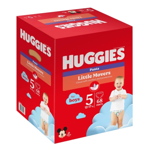 Підгузки-трусики Huggies Pants Box Little Movers Boys 5 (12-17 кг), 68 шт - 2