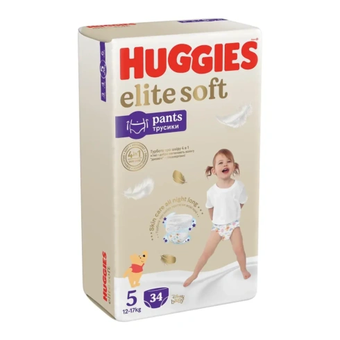 Підгузки-трусики Huggies Elite Soft 5 (12-17 кг) 34 шт - 2