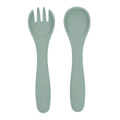 Набір посуду Kikkaboo Platinum Silicone Sage Mint 5 предметів - 7