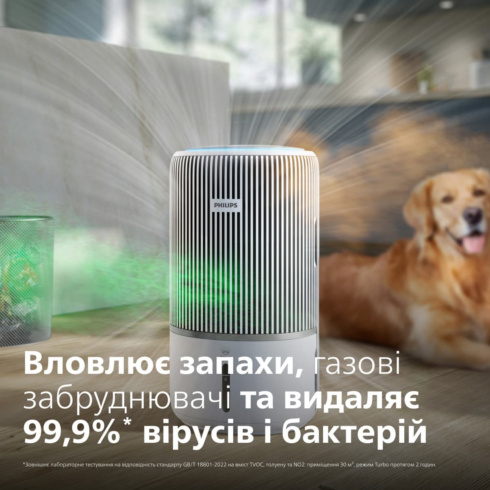 Кліматичний комплекс Philips Air Очищувач та зволожувач повітря 2 в 1 AC3420/10 - 3
