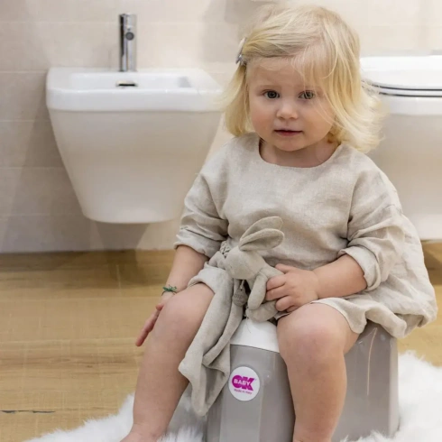Анатомічний горщик OK Baby Pasha Grey - 7