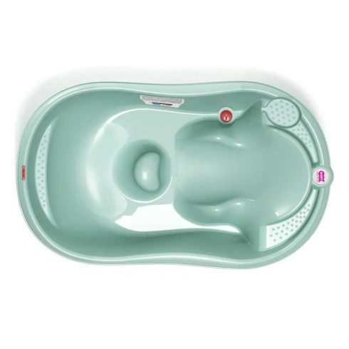 Ванночка OK Baby Onda з анатомічною гіркою та термодатчиком Turquoise - 26