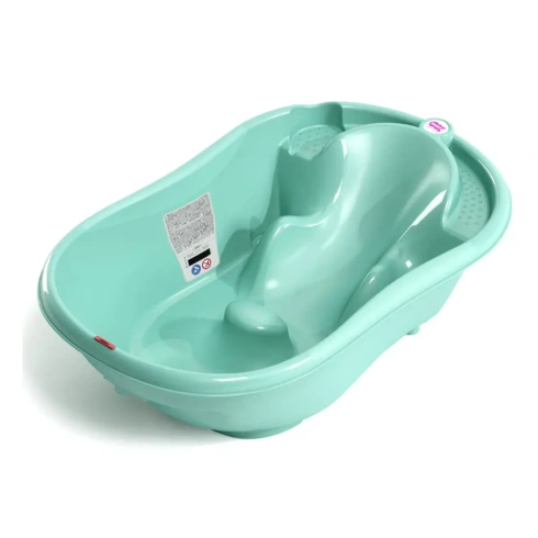 Ванночка OK Baby Onda з анатомічною гіркою та термодатчиком Turquoise - 12
