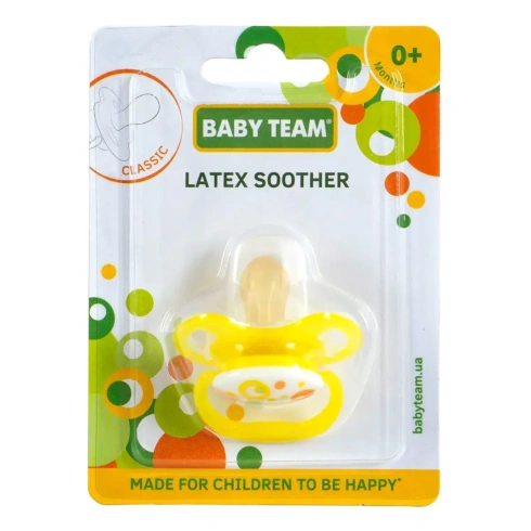 Пустушка Baby Team Bubbles р. 1 - 4