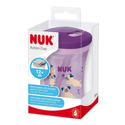 Поїльник Nuk Evolution Action Cup Girl 230 мл - 2