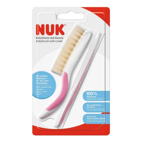 Гребінець і щітка Nuk Convenient Dawn - 2