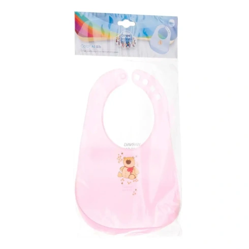 Нагрудник пластиковий Canpol babies Bear Girl - 35