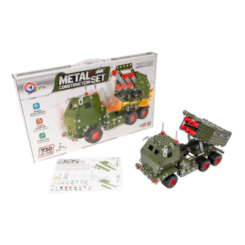 Конструктор металлический Технок Himars 730 эл - 4