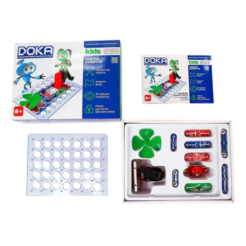 Електронний конструктор Doka Kids Чиста енергія (укр) - 7