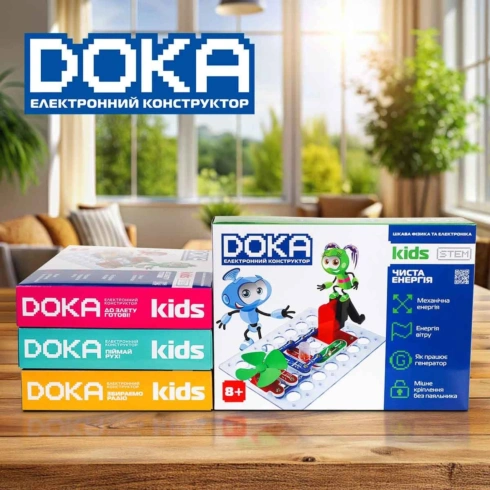 Електронний конструктор Doka Kids Чиста енергія (укр) - 15