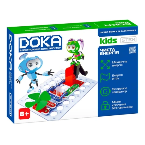 Електронний конструктор Doka Kids Чиста енергія (укр) - 1