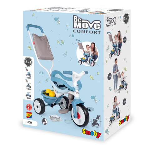 Дитячий триколісний велосипед 3-в-1 Smoby Be Move Confort (740414) - 2